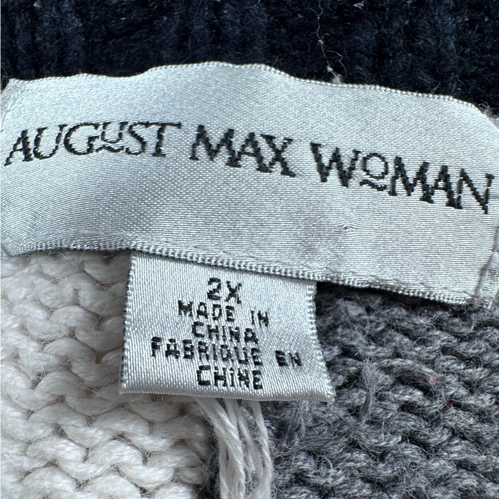 August Max Nordic Christmas Patchwork Snowflake C… - image 2